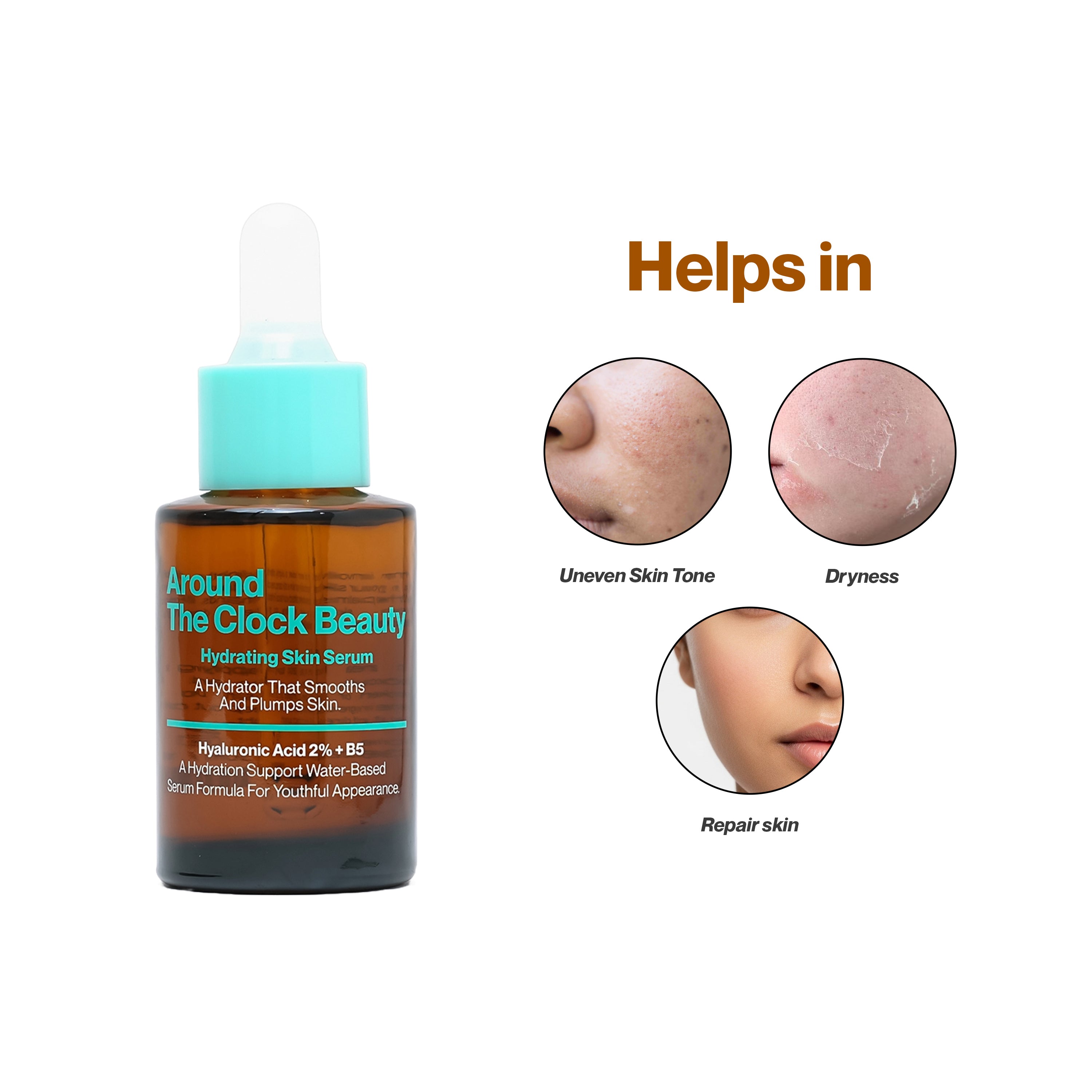 Around the Clock Beauty- Hyaluronic Acid Serum