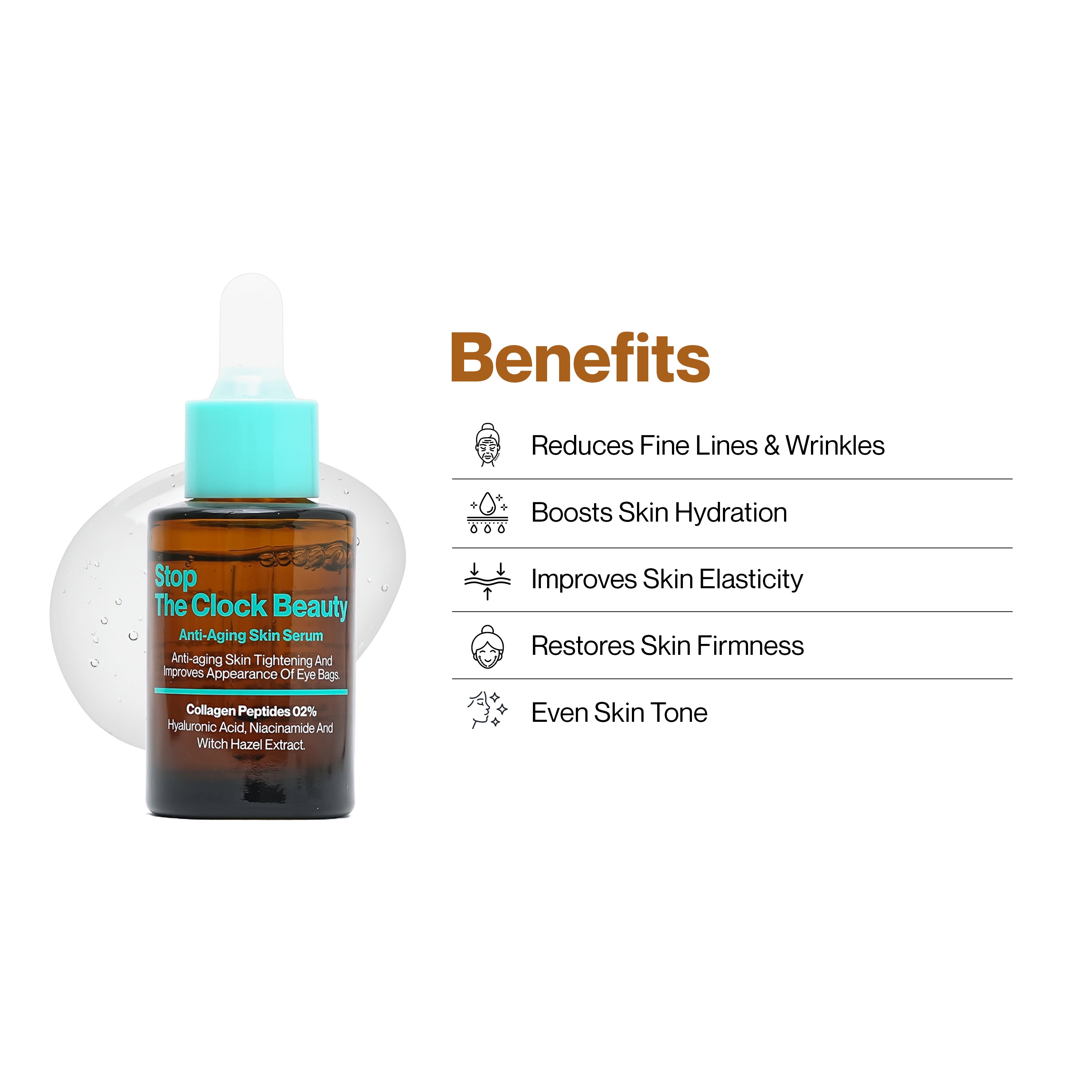 Stop the Clock Beauty- Anti Aging Skin Serum