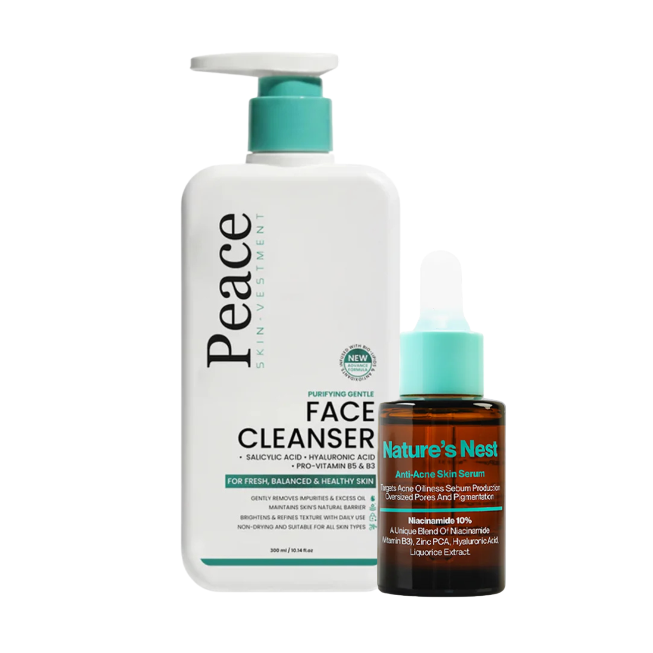 Anti Acne Bundle - Face Cleanser & Skin Serum