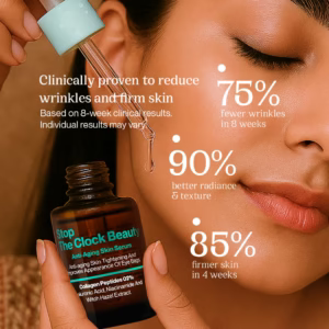 Stop the Clock Beauty- Anti Aging Skin Serum - Peace Skinvestment