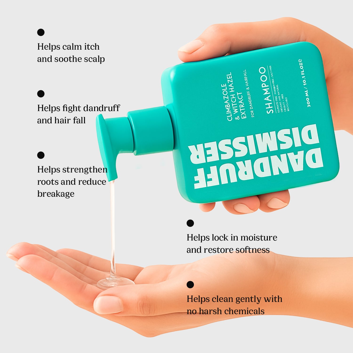 Dandruff Dismisser & Hair Fall Shampoo - Peace Skinvestment